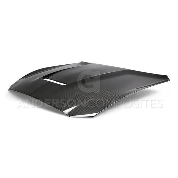Ford Mustang Shelby Anderson Composites Double Carbon Fiber Hood AC-HD15FDMU350-OE-DS thumbnail 2