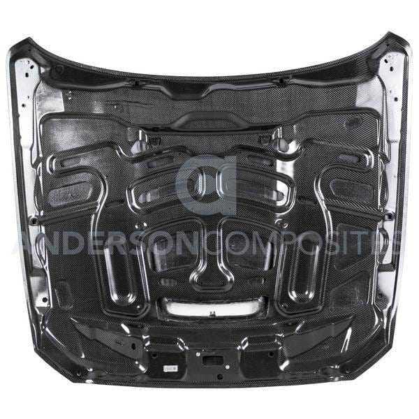 Ford Mustang Shelby Anderson Composites Double Carbon Fiber Hood AC-HD15FDMU350-OE-DS thumbnail 6