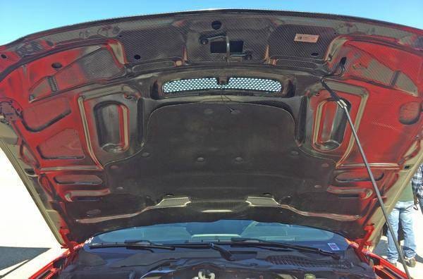 Ford Mustang Shelby Anderson Composites Double Carbon Fiber Hood AC-HD15FDMU350-OE-DS thumbnail 9
