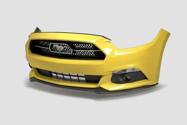 Ford Mustang Type-OE Anderson Composites Fiber Front Bumper Lip AC-FL15FDMU-AO thumbnail 2