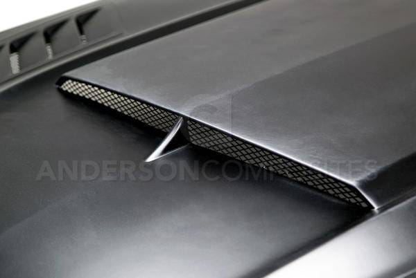 Ford Mustang Ram Air Anderson Composites Glass Body Kit- Hood AC-HD15FDMU-AB-GF thumbnail 2