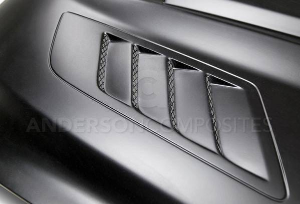 Ford Mustang Ram Air Anderson Composites Glass Body Kit- Hood AC-HD15FDMU-AB-GF thumbnail 4