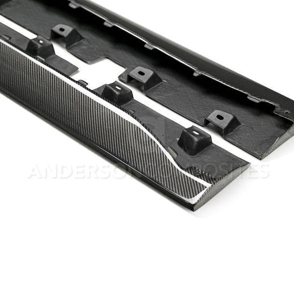 Ford Mustang AR Anderson Composites Fiber Side Skirts Body Kit AC-SS15FDMU-AR thumbnail 4