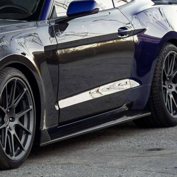 Ford Mustang GT350 Anderson Composites Fiber Side Skirts AC-SS15FDMU-GR thumbnail 2