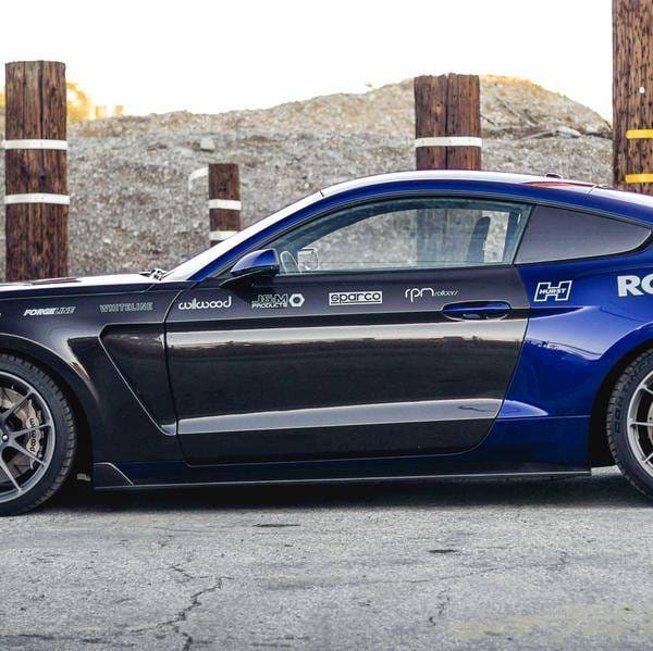 Ford Mustang GT350 Anderson Composites Fiber Side Skirts AC-SS15FDMU-GR thumbnail 4