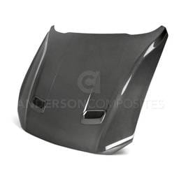 Ford Mustang Type-OE Anderson Composites Fiber Body Kit Hood AC-HD18FDMU-OE-DS