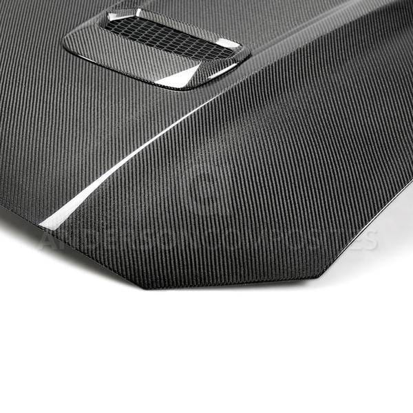 Ford Mustang Type-OE Anderson Composites Fiber Body Kit Hood AC-HD18FDMU-OE-DS thumbnail 4