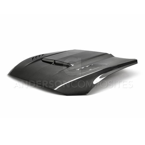 Ford Mustang Anderson Composites Fiber Ram Air Hood AC-HD18FDMU-AB-DS thumbnail 2