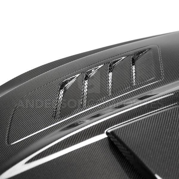 Ford Mustang Anderson Composites Fiber Ram Air Hood AC-HD18FDMU-AB-DS thumbnail 4