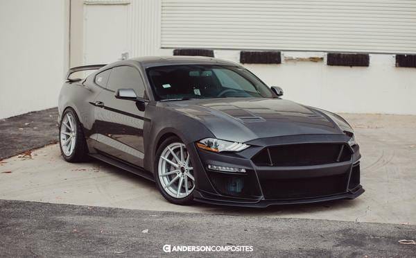 Ford Mustang Type-ST Anderson Composites Glass Front Body Kit Bumper AC-FB18FDMU-ST-GF thumbnail 2