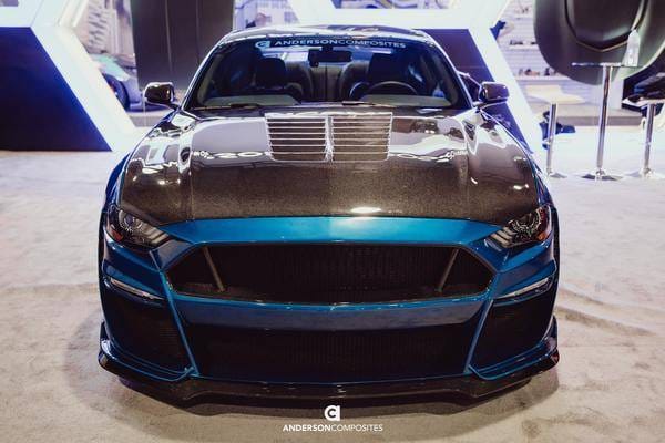 Ford Mustang Type-ST Anderson Composites Glass Front Body Kit Bumper AC-FB18FDMU-ST-GF thumbnail 6
