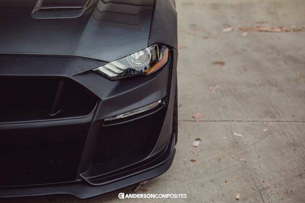 Ford Mustang Type-ST Anderson Composites Glass Front Body Kit Bumper AC-FB18FDMU-ST-GF thumbnail 10