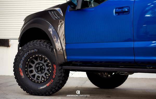 Ford Raptor OE Anderson Composites Fiber Front Fender Flares AC-FLR17FDRA-F thumbnail 6