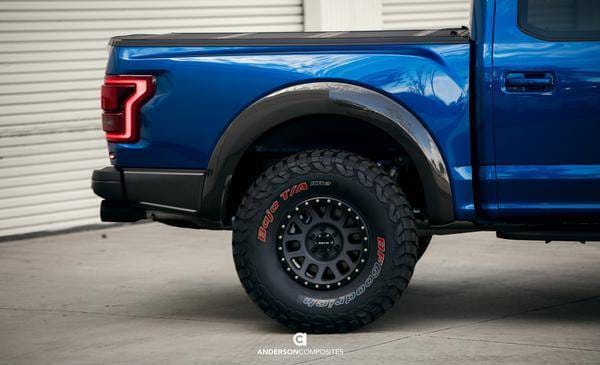 Ford Raptor OE Anderson Composites Fiber Rear Fender Flares AC-FLR17FDRA-R thumbnail 8