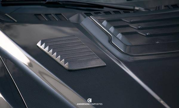 Ford Raptor Universal Anderson Composites Fiber Body Kit- Hood AC-HV17FDRA thumbnail 2
