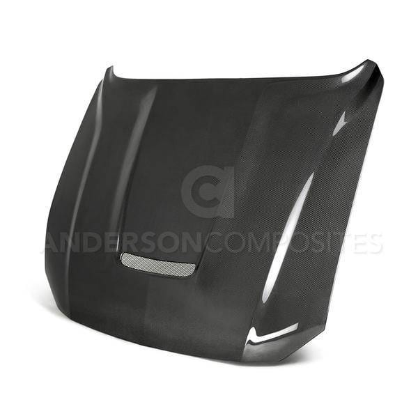 Ford Mustang GT350 Anderson Composites Fiber Body Kit- Hood AC-HD18FDMU-GR-DS thumbnail 5