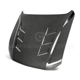 Ford Mustang Heat Extractor Anderson Composites Fiber Hood AC-HD18FDMU-SA-DS