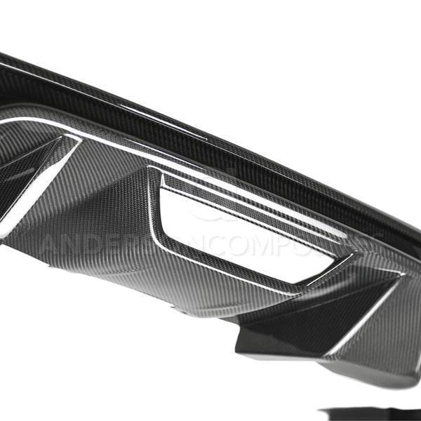 Ford Mustang Type-OE Anderson Composites Fiber Rear Diffuser AC-RL18FDMU-AO thumbnail 3