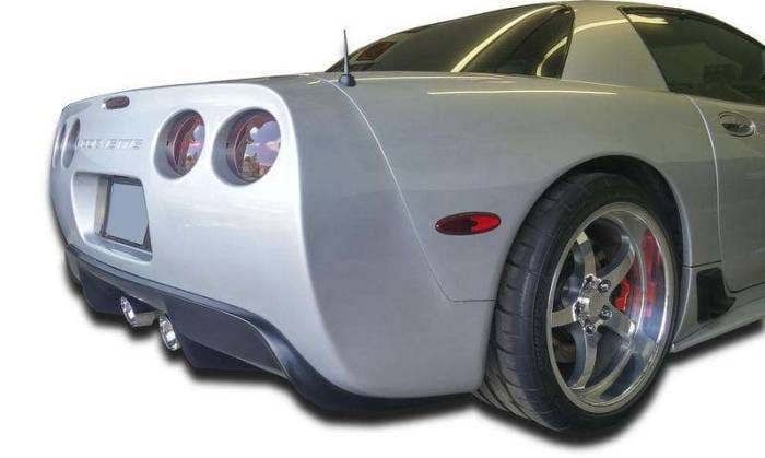 Chevrolet Corvette Stealth KBD Urethane Rear Body Kit Diffuser 37-6048 thumbnail 9