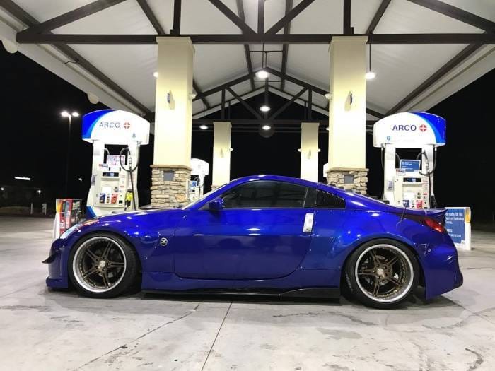 Nissan 350Z 357 Mag Style KBD Urethane Side Skirts Body Kit 37-6084 thumbnail 3
