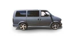 Chevrolet Astro Hollywood Style KBD Urethane Side Skirts Body Kit 37-2273