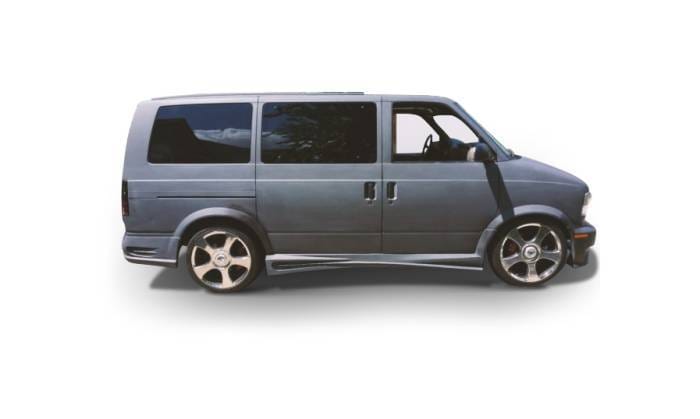 Chevrolet Astro Hollywood Style KBD Urethane Side Skirts Body Kit 37-2273