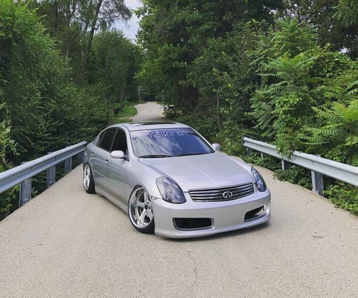 Infiniti G35 Sedan Hidori KBD Urethane Front Body Kit Bumper 37-2251 thumbnail 2