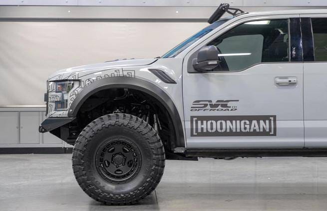 Ford Raptor 3" Flare 2" Rise Adv Fiber Body Kit- Fender Liners AFC 166-L thumbnail 12