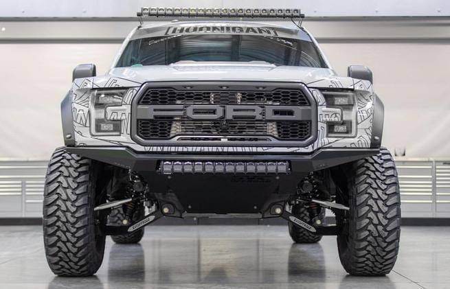 Ford Raptor 3" Flare 2" Rise Adv Fiber Body Kit- Fender Liners AFC 166-L thumbnail 9