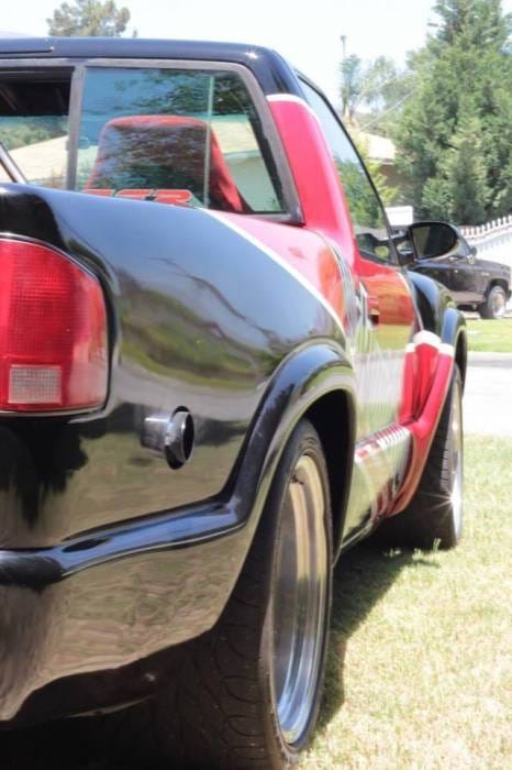 Chevrolet S-10 4" Flare 2" Rise Adv Fiber Body Kit- Bedside Fenders AFC 59