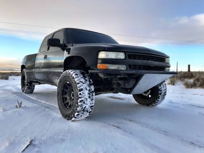 Chevrolet Silverado 4" Flare 3" Rise Adv Fiber Body Kit- Fenders AFC 25 thumbnail 7