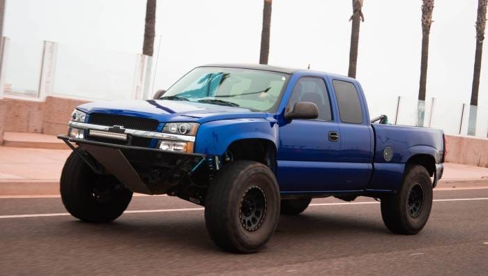 Chevrolet Silverado 4.5" Flare 3" Rise Adv Fiber Body Kit- Fenders AFC 72