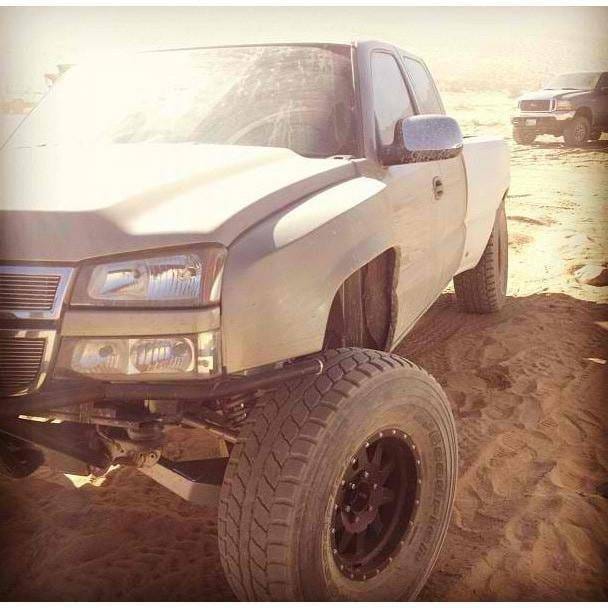 Chevrolet Silverado 4.5" Flare 3" Rise Adv Fiber Body Kit- Fenders AFC 72 thumbnail 4