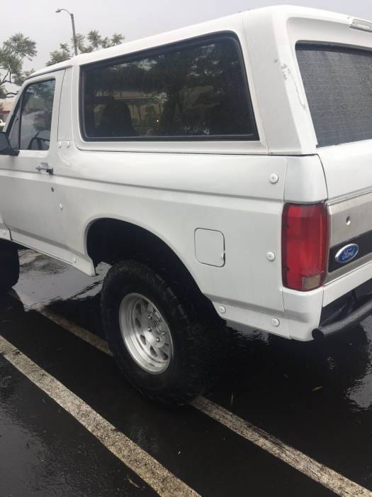 Ford Bronco 4" Flare 2" Rise Adv Fiber Quarter Panels AFC 113 thumbnail 2