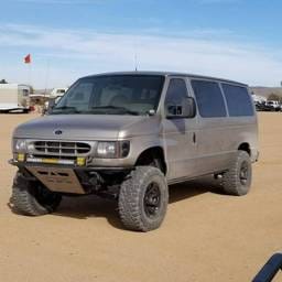 Ford Econoline 3" Flare 2.5" Rise  Adv Fiber Body Kit- Fenders AFC 128