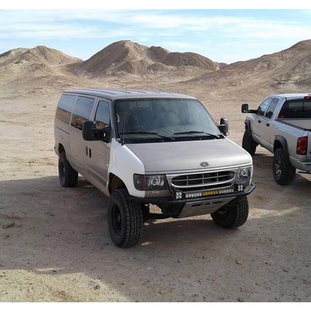 Ford Econoline 3" Flare 2.5" Rise  Adv Fiber Body Kit- Fenders AFC 128 thumbnail 2