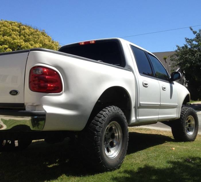 Ford F-150 4.5" Flare 3" Rise Adv Fiber Body Kit- Bedside Fenders AFC 44