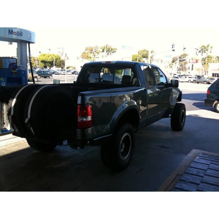 Ford F-150 4.5" Flare 3" Rise Adv Fiber Body Kit- Bedside Fenders AFC 136