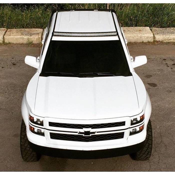 Chevrolet Silverado 4" Flare 2" Rise Adv Fiber Body Kit- Fenders AFC 147 thumbnail 2