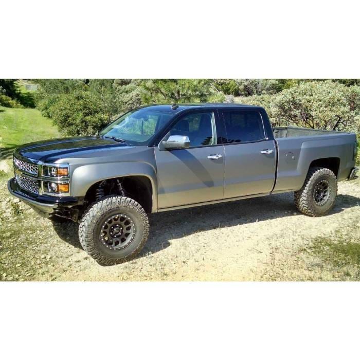 Chevrolet Silverado 4" Flare 2" Rise Adv Fiber Body Kit- Fenders AFC 147 thumbnail 5