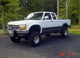 Dodge Dakota 4.5" Flare 3" Rise Adv Fiber Body Kit- Fenders AFC 74
