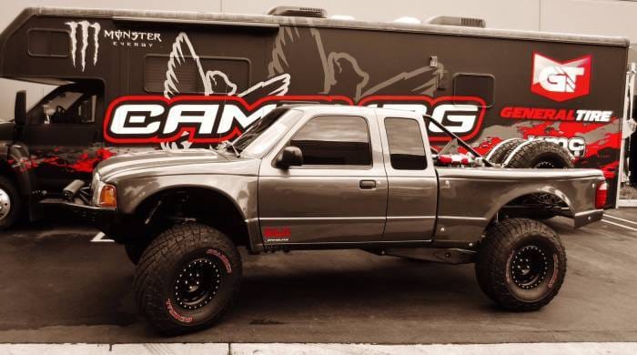Ford Ranger 4.5" Flare 3" Rise Adv Fiber Body Kit- Bedside Fenders AFC 11