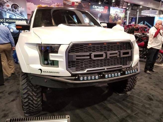Ford Raptor Adv Fiber Body Kit- Gen 2 Conv Hood w/ Built in Vents AFC 163 thumbnail 4