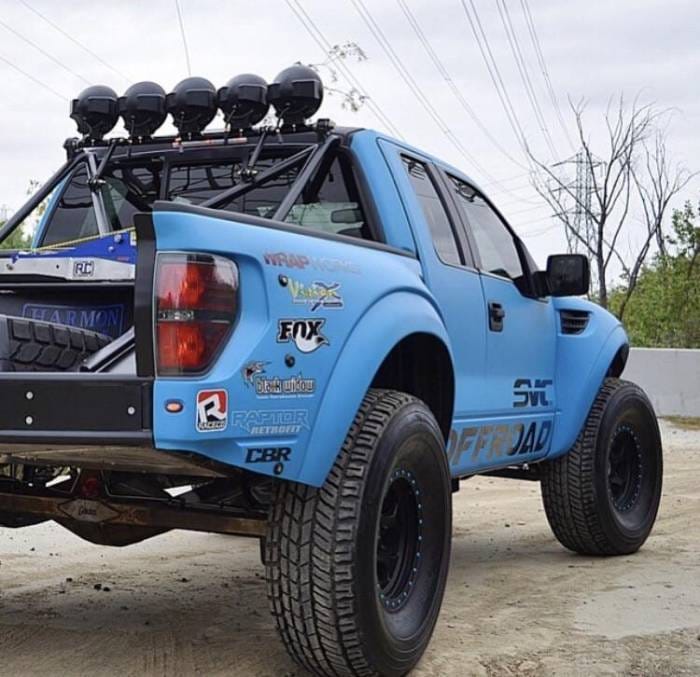 Ford Raptor 4.5” Flare 2" Rise Adv Fiber Body Kit- Bedside Fenders AFC 144 thumbnail 4