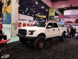 Ford Raptor 2.5" Flare 1" Fiber Body Kit- Conv Bedside Fenders AFC 162