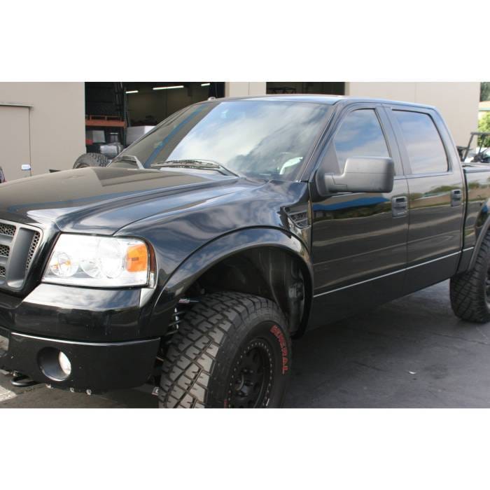 Ford F-150 4" Flare 2" Rise Adv Fiber Body Kit- Conversion Fenders AFC 133 thumbnail 2