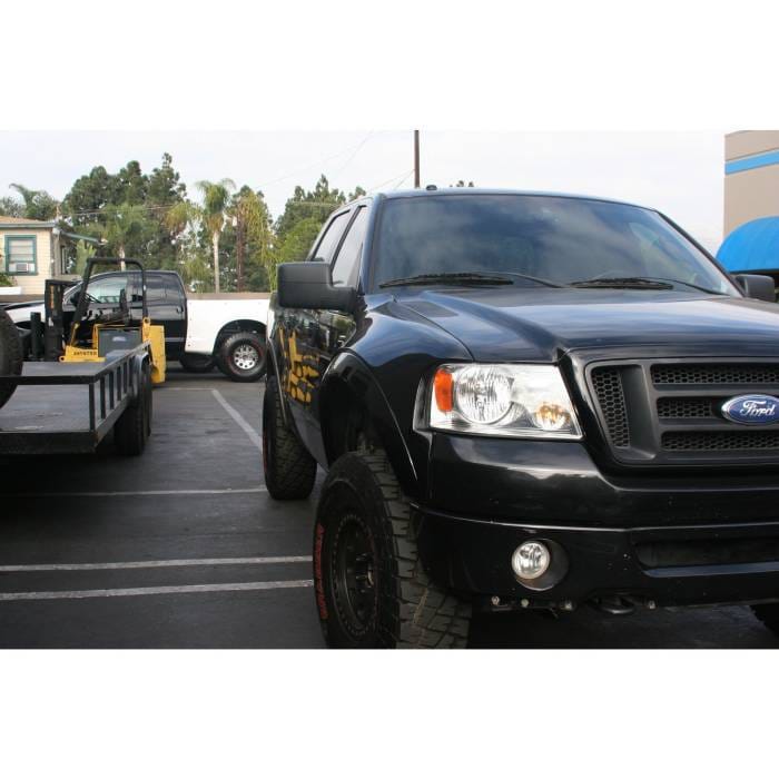 Ford F-150 4" Flare 2" Rise Adv Fiber Body Kit- Conversion Fenders AFC 133 thumbnail 3