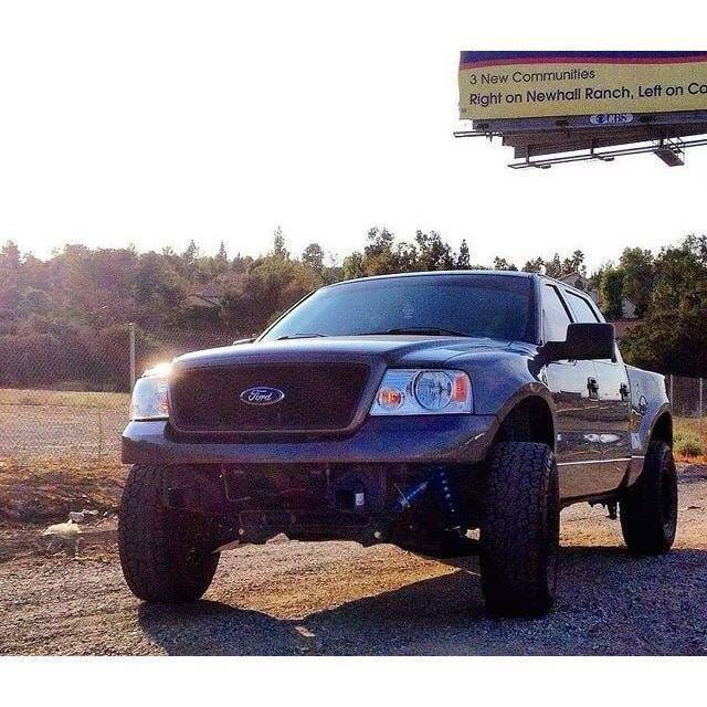 Ford F-150 4" Flare 3" Rise Adv Fiber Body Kit- Fenders AFC 84