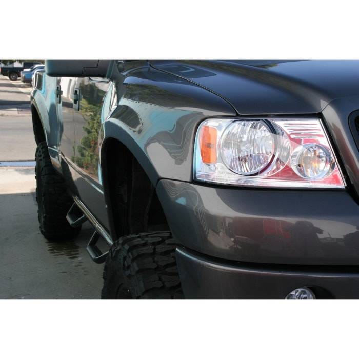 Ford F-150 4" Flare 3" Rise Adv Fiber Body Kit- Fenders AFC 84 thumbnail 4