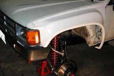 Toyota Pickup 2WD/4WD 4" Flare 3" Rise Adv Fiber Body Kit- Fenders AFC 33